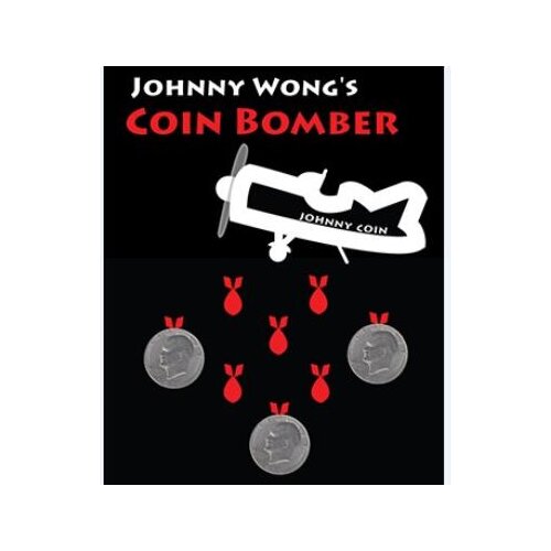 Coin Bomber Magic (Super Morgan Coin Version) Magic Tricks Coin Appearing/Disappearing Magie Mentalism Close Up Illusion Comedy