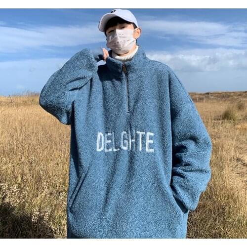 Mens Winter Warm Casual Coats 2020 New Woman Oversize Coat Korean Streetwear Lamb Wool Man Harajuku Fashion Clothing