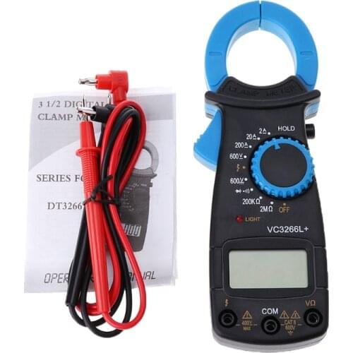 2020 New VC3266L+ Digital Clamp Multimeter AC/DC Voltage Amp Ohm Electronic Tester Meter