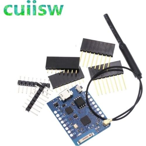 WeMos D1 Mini ESP8266 WIFI Module Board Pro 16M Bytes External Antenna Contor ESP8266 WIFI IOT Development Board Micro USB