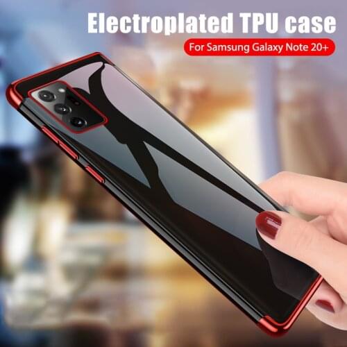 For Samsung S20 FE Note 20 Ultra M51 M31S M30S M21 M11 A42 A21S A31 A01 A11 A41 A51 A71 Plating Shockproof Silicone Phone Case