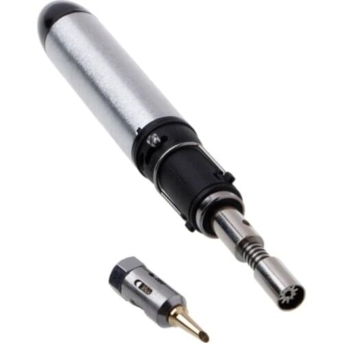 Adjustable Thermostat Flame Butane Gas Soldering Iron 12ml Pen Welding Torch