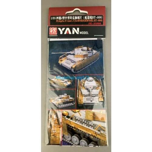 Yan Model PE-35006 1/35 scale Pz.Kpfw.IV Ausf.J Detail Up Set for Border BT-008
