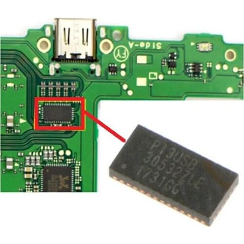 10pcs new replacement for nintendo switch NS console motherboard ic chip p13usb PI3USB