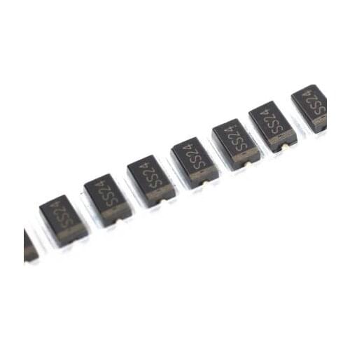 100pcs 1N5822 SMA smd do-214ac IN5822 Schottky diode ss34 free shipping