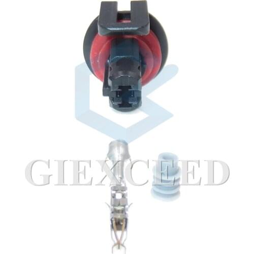 2 Sets 1 Pin Waterproof Wire Harness Plug 1.5 Series Automobile Sealed Connector 94962911 Electrical Cable Socket