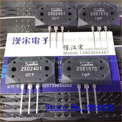 2pcs/lot=a pair 2SD2401 2SB1570