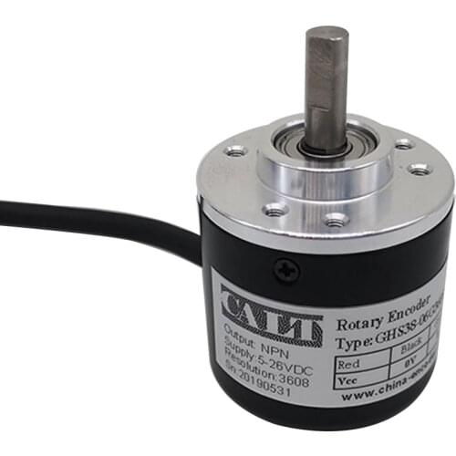 Free Shipping 2000ppr Optical Rotary Encoder Push pull output GHS38 speed sensor warranty 1 year