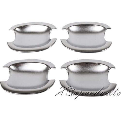 Free Shipping Chromed Door Handle Cover Bowl Trim For Nissan Sentra Sylphy 2012 2013