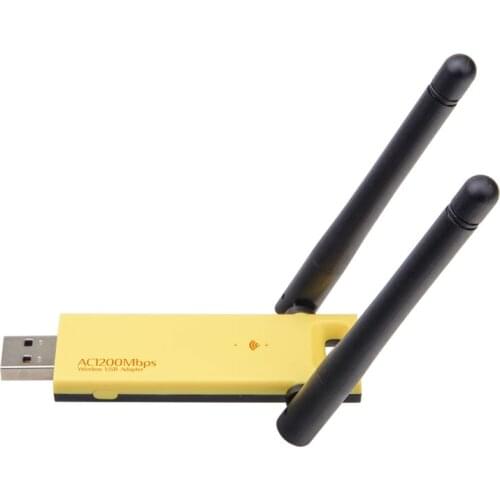 Wireless Wifi Adapter 1200mbps Dual Band 5Ghz 2.4Ghz Adapter 802.11ac Aerial Dongle Mini USB Network Card PC