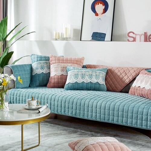 Elegant Sofa Couch Cover Thicken Kids Pet Mat Recliner Sofa Cover Furniture Protector Anti-Slip Washable Slipcovers 1/2/3 Seat