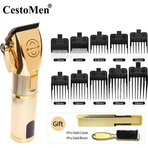 POP Barbers P800 Electric Hair Clipper Lower Noise Five-Speed Type Adjustment Barber Electric Trimmer Haircut Tools For Men
