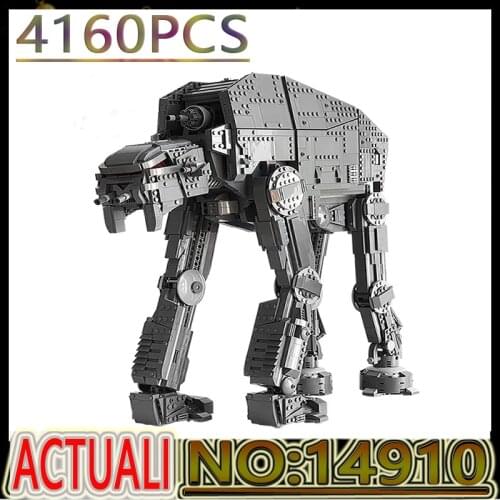 Hot UCS Heavy Assault Walker AT-M6 Fit Star Space Wars MOC-14910 Building Block Brick Kid Toy Christmas Birthday DIY Gift