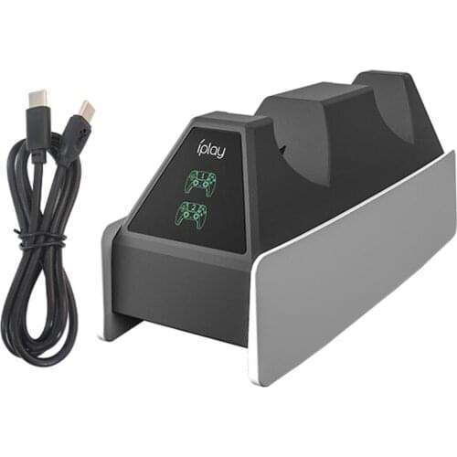 Gamepad Charging Base Game Controller Charger Dual USB Wireless Fast Charging Dock Station For PS5 Gamepad