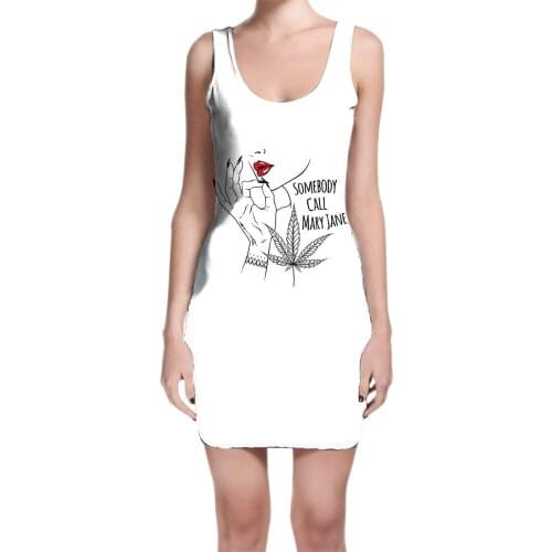 Custom Made Mary Jane Sublimation Print Milk Silk Dress