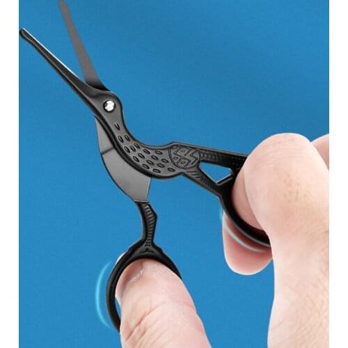 1XCB Mini Nose Hair Eyebrow Scissors 3.82in Nail Scissors Embroidery Scissors Lightweight Portable For Women Men Home Travel