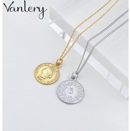 Trendy Coin Choker Necklaces For Women Fashion Long Sweater Chain Necklaces 2021 Party Jewelry Gift