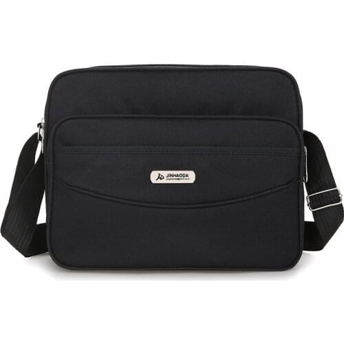 Men Crossbody Business Bag Waterproof Oxford Diagonal Messenger Bag for Men Vintage Male Handbag Travel Should Bags Bolsas