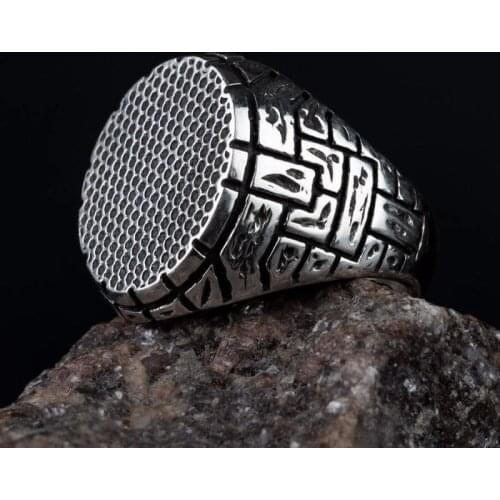 Sterling Silver Men Cukur Sequence Ring Yamac Kocovali Ring Çukur Sequence Ring Yamaç Koçovali Ring Silver Made In Turkey