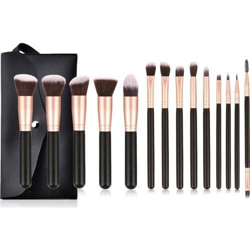 14pcs makeup brushes set for foundation powder blusher lip eyebrow eyeshadow eyeliner brush cosmetic tool WA 171