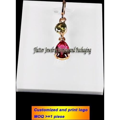 Newest Cream Acrylic Pendant Display Stand Jewelry Organizer Pendant Holder Jewellry Showcase