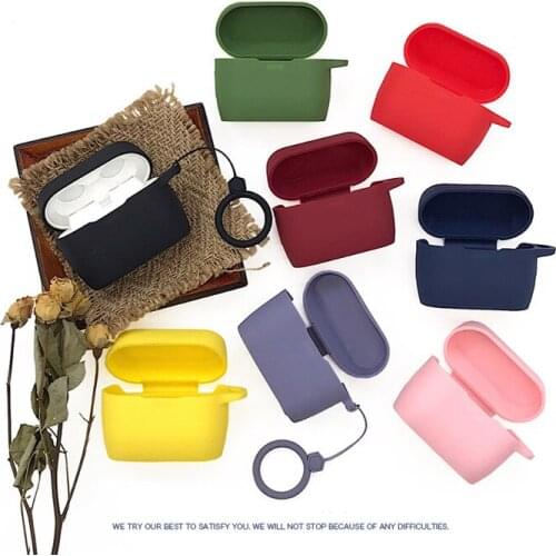 2020 New Cute Silicone Case for Meizu POP2 Protective Case Wireless Bluetooth Earphone Portable Headset Cover with Finger strap