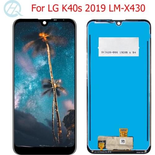 Original LCD For LG K40S Display Touch Screen 6.1"For LG K40s LM-X430 LCD Touch Screen Digitizer Glass Assembly