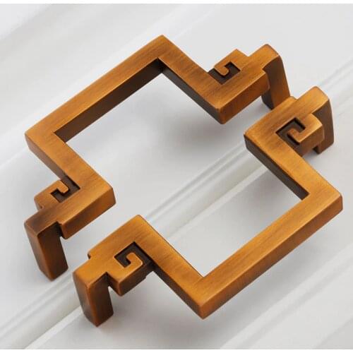 TV Cabinet Drawer Handle New Chinese Style Wardrobe Cabinet Door Handle Antique Bedside Table Handle Decorative Furniture Knobs