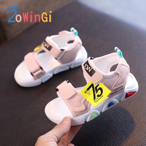 Size 21-30 Kids Sandals Summer 2021 New Boys Breathable Children Sandals Girls Kids Casual Shoes for Baby Toddler Sandals