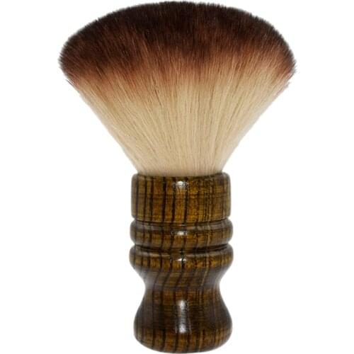 Beech Man-Made Fiber Shaving Brush Beard Massage Brush Curved Wooden Men Beard and Beard Brush
