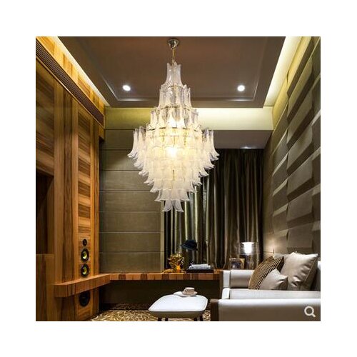 Nordic designer post-modern art hotel villa club model room living room bedroom restaurant crystal chandelier