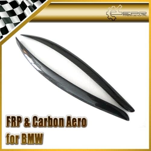 Car Styling For BMW 2008-2013 E92 E93 Coupe Carbon Fiber Headlight Eyebrow Eyelid