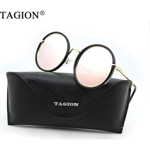 Женские солнцезащитные зеркальные очки TAGION China At AliExpress