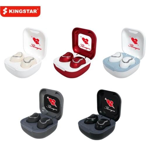 KINGSTAR TWS Wireless Bluetooth Headset 5.1 Women Lovely Headphones For Sports Mini half in-ear Waterproof Bluetooth Earphones