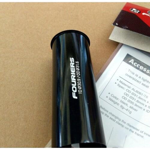 Fouriers CNC Bicycle Seat Post Shim Seatpost Sleeve Bike Seat Post Adapter Reducing Sleeve Adjust Diameter