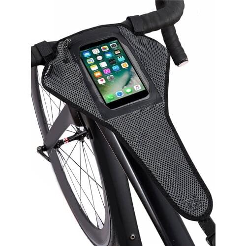 Bike Bicycle Trainer Sweat Cover Frame Guard Strap Anti-rust Bicycle Sweat Net Catcher For Cycling Training Elastic Strap Belt