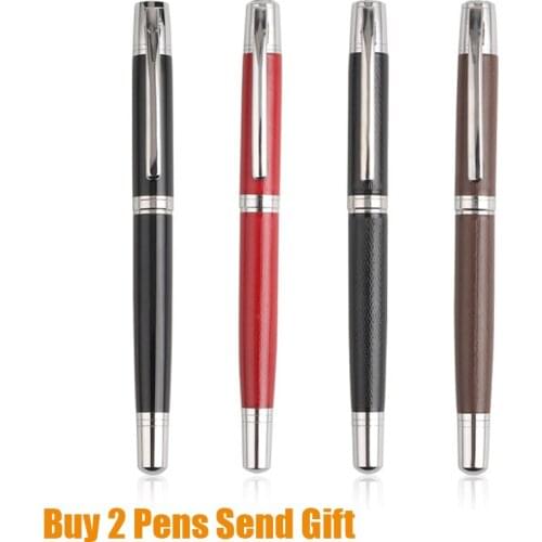 High Quality Brand Metal Roller Ballpoint Pen Business Men Writing Signature Pen Buy 2 Pens Send Gift