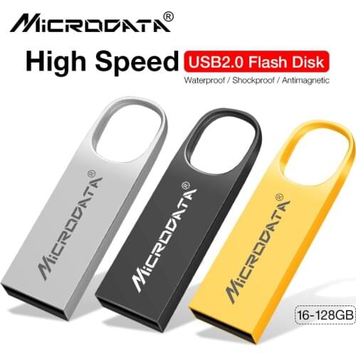 High Speed USB Flash Drive Metal Pen Drive 4GB 8GB 16GB 32GB 64GB 128GB 256GB Pendrives Waterproof USB Stick 2.0 Memory Stick