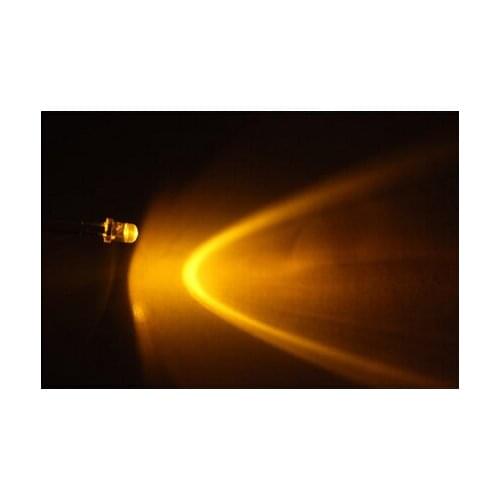 Water Clear Through Hole 5MM Yellow Candle Flickering LED Diode