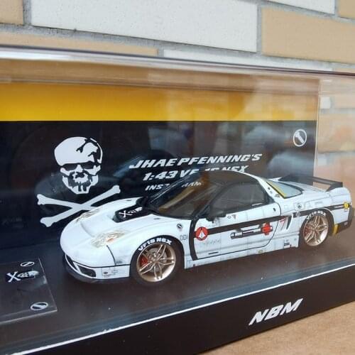 1/43 Die-casting Car Model Honda ACURA NSX Modified Macross Battlestar VF-1S Collectible Toys Beautifully Decorated Scene Layout