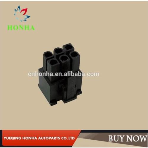 100 pcs 4.2mm 6 pin Male Power Connector Plastic Shell Housing for PCI-E Video Card ATX 6 Pin PCIE Plug