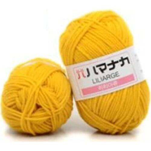 4 Shares Milk Cotton Yarn Fine Quality Hand-Knitting Thread Soft Warm DIY Cotton Threads Baby Wool for Hand Knitting Crochet Yar