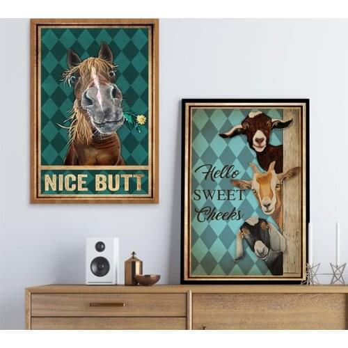 Diamond setting Diamond Painting 5D DIY diamond paint Horse Goat Picture Diamond Mosaic Full Diamond Embroidery Cross Stitch Ki