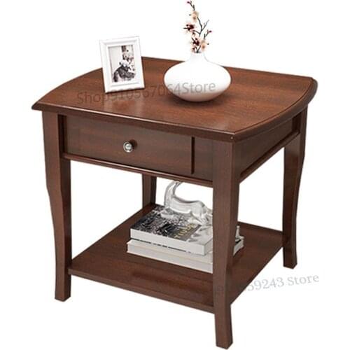 American Solid Wood Side A Few Corners Simple Square Table Small Square Table Coffee Table Living Room Small Table Sofa Side Tab