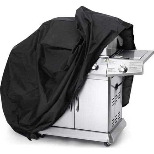 BalleenShiny Universal Gas Grill Cover Durable Nylon Fabric Material Outdoor Grill Rainproof Sunscreen Dustproof Drill Cover