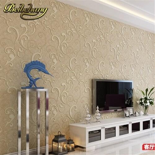 Beibehang Modern simple pure color non - woven wallpaper dining room living room sofa background bedroom full of wallpaper