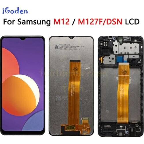 For Samsung M12 M127 SM-M127F Display Lcd Screen For Samsung M12 SM-M127G Lcd Display Touch Screen For Samsung Galaxy M12 LCD