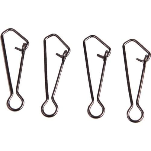 Hot 20 Pcs/lot Fishing Connector Stainless Steel Fishing Swivels Snaps Fishing Hook Sea Ocean Swivel Rolling Snap Fishing Tools