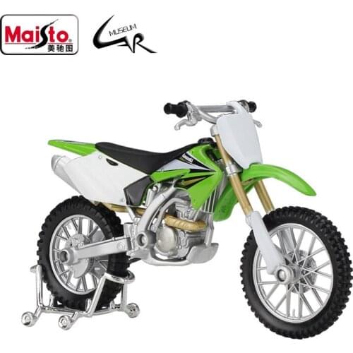Maisto 1:18 KAWASAKI KX250F Model Car Simulation Alloy Motorcycle Metal Toy Car Childrens Toy Gift Collection