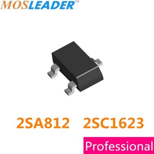 Mosleader 3000PCS SOT23 2SA812 M6 M7 PNP 2SC1623 L6 L7 NPN Complementary 100mA 0.1A 50V Chinese High quality